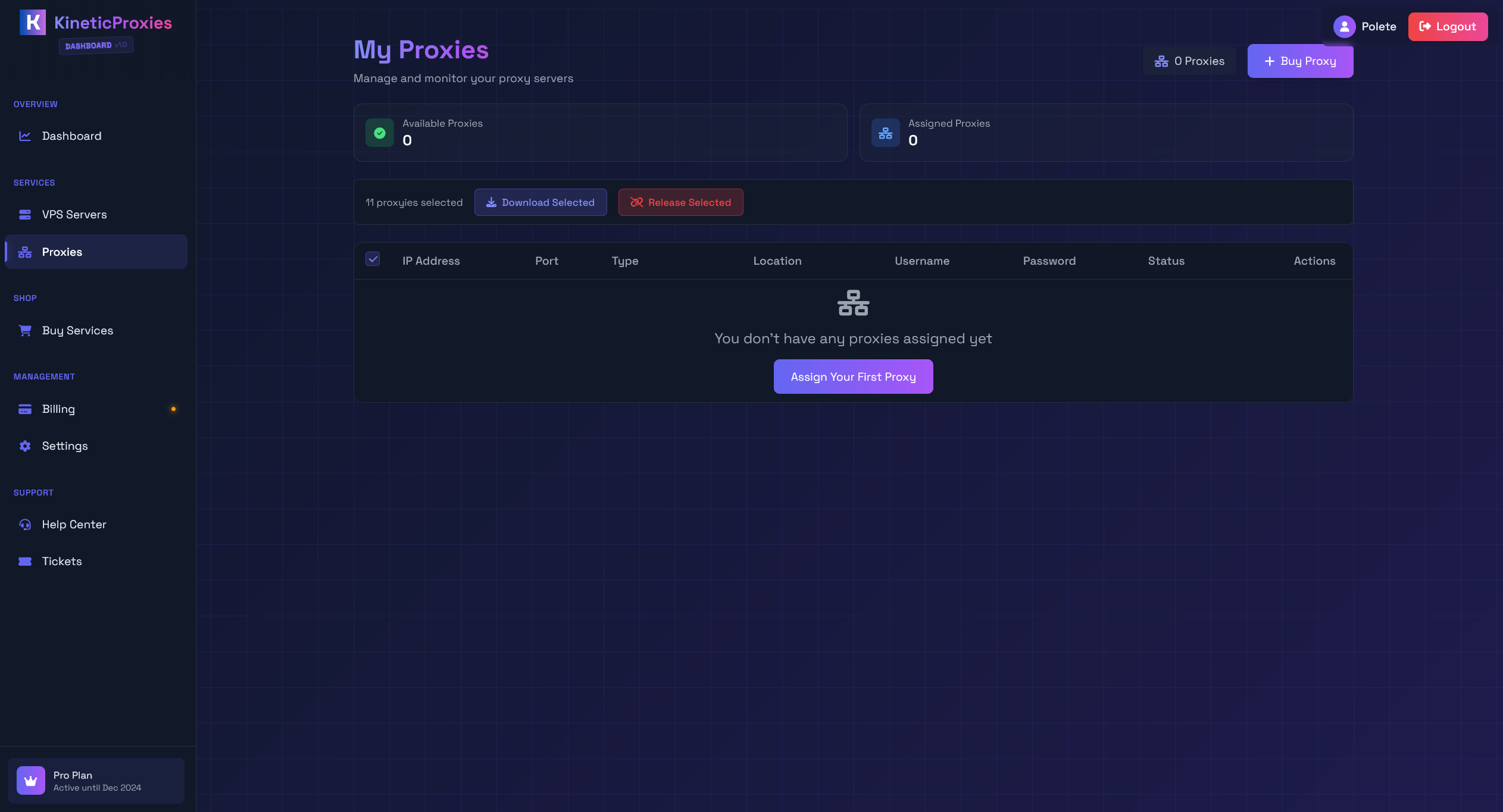 Proxy Controls